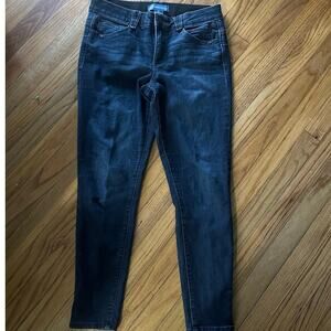 Democracy Mid Rise Skinny Jeans Medium Blue Wash Size 10